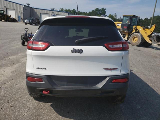 1C4PJMBB9EW128520 - 2014 JEEP CHEROKEE TRAILHAWK WHITE photo 6