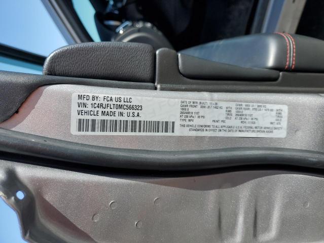 1C4RJFLT0MC566323 - 2021 JEEP GRAND CHER TRAILHAWK ვერცხლისფერი ფოტო 13