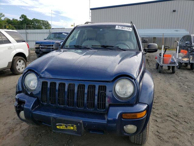 1J4GK58KX3W705783 - 2003 JEEP LIBERTY LIMITED BLUE photo 5