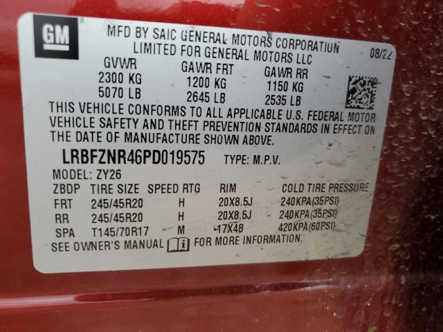 LRBFZNR46PD019575 - 2023 BUICK ENVISION ESSENCE Qara foto 13