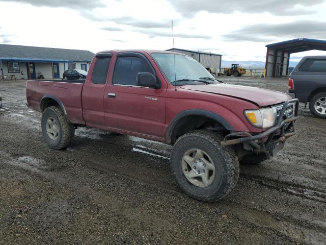 4TAWN72N7YZ619436 - 2000 TOYOTA TACOMA XTRACAB RED photo 4