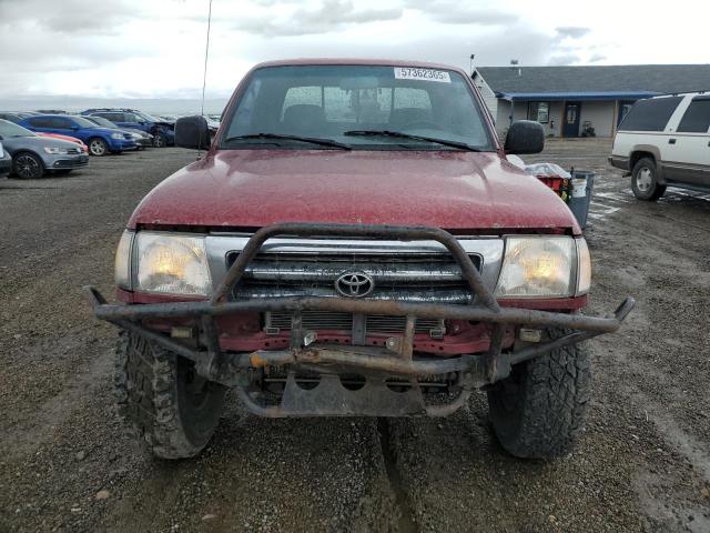 4TAWN72N7YZ619436 - 2000 TOYOTA TACOMA XTRACAB RED photo 5