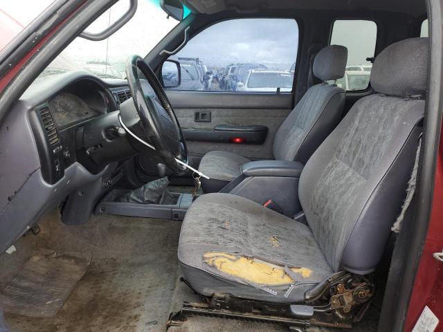 4TAWN72N7YZ619436 - 2000 TOYOTA TACOMA XTRACAB RED photo 7