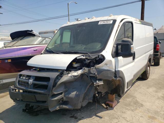 3C6TRVAG8FE515752 - 2015 RAM PROMASTER 1500 STANDARD WHITE photo 2