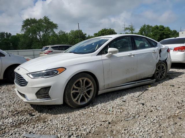 3FA6P0CD4LR209210 - 2020 FORD FUSION SEL WHITE photo 1