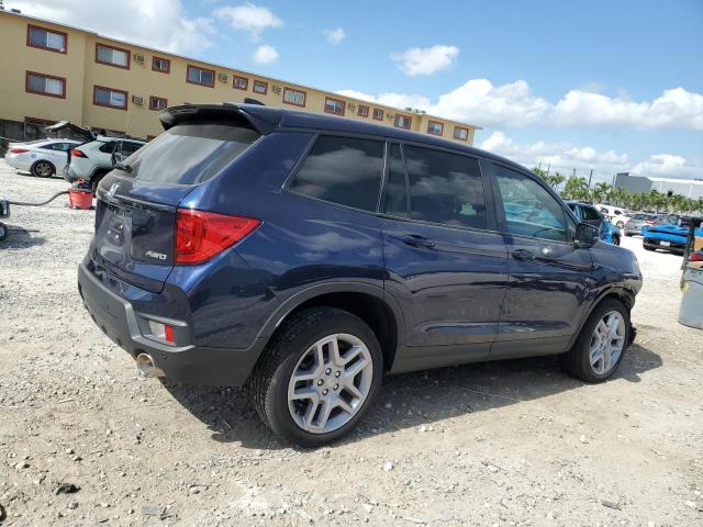 5FNYF8H53SB000028 - 2025 HONDA PASSPORT EXL أزرق صورة 3