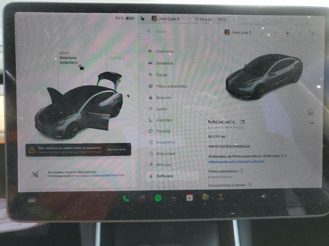 5YJ3E1EA1JF020024 - 2018 TESLA MODEL 3 Boz foto 9