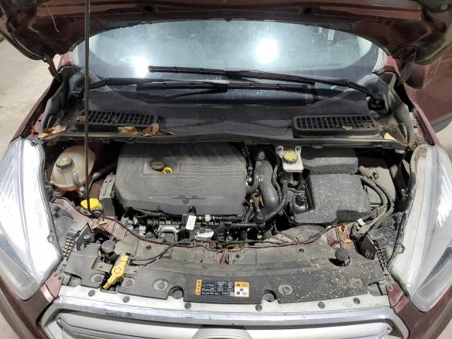 1FMCU9HD1JUA09874 - 2018 FORD ESCAPE SEL ყავისფერი ფოტო 12