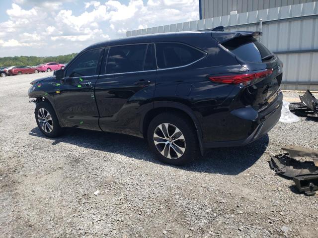 5TDGZRBH3NS583034 - 2022 TOYOTA HIGHLANDER XLE Schwarz Foto 2