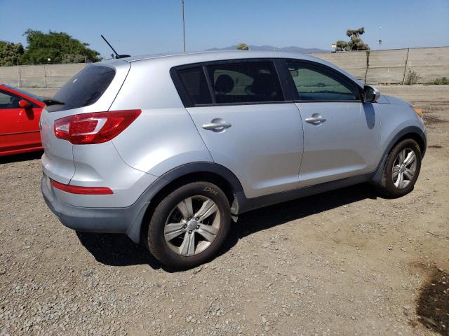 KNDPB3A26D7521196 - 2013 KIA SPORTAGE BASE SILVER photo 3