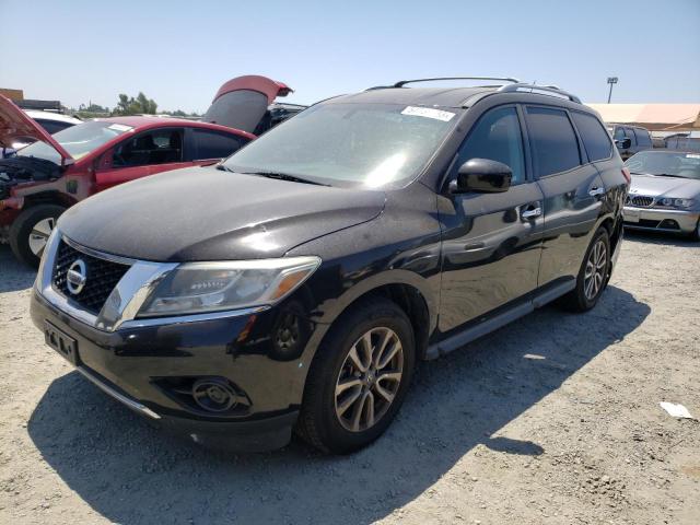 5N1AR2MMXDC633866 - 2013 NISSAN PATHFINDER S BLACK photo 1