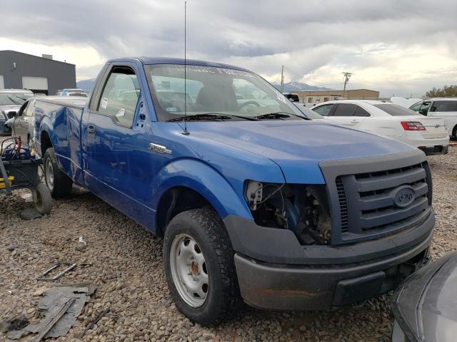 1FTMF1CW7AKA20970 - 2010 FORD F-150 BLUE photo 4