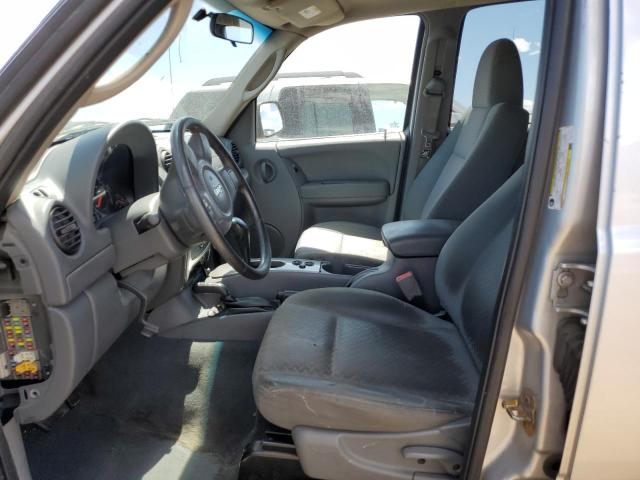 1J8GL38K65W512758 - 2005 JEEP LIBERTY RENEGADE SILVER photo 7