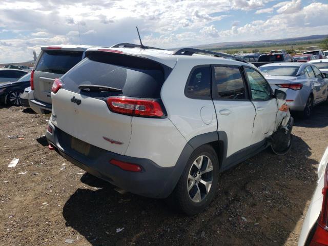1C4PJMBS4FW634127 - 2015 JEEP CHEROKEE TRAILHAWK WHITE photo 4