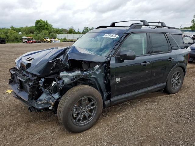 3FMCR9B60NRE36357 - 2022 FORD BRONCO SPO BIG BEND GRAY photo 1