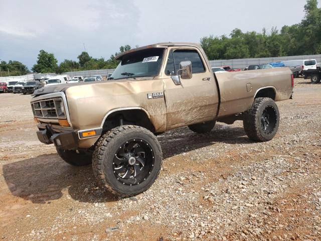 1B7KE3683KS168134 - 1989 DODGE D-SERIES D300 TAN photo 1