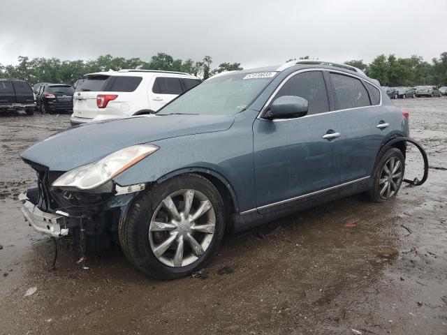 JNKAJ09F88M350195 - 2008 INFINITI EX35 BASE BLUE photo 1