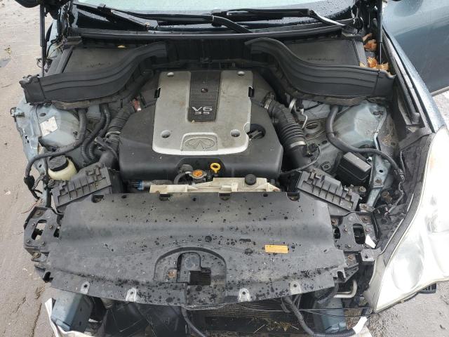 JNKAJ09F88M350195 - 2008 INFINITI EX35 BASE BLUE photo 12