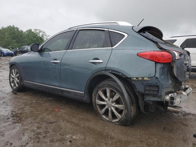 JNKAJ09F88M350195 - 2008 INFINITI EX35 BASE BLUE photo 2