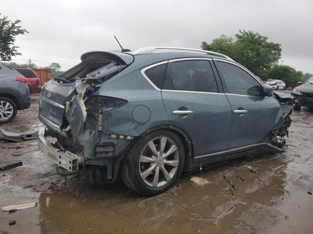 JNKAJ09F88M350195 - 2008 INFINITI EX35 BASE ლურჯი ფოტო 3