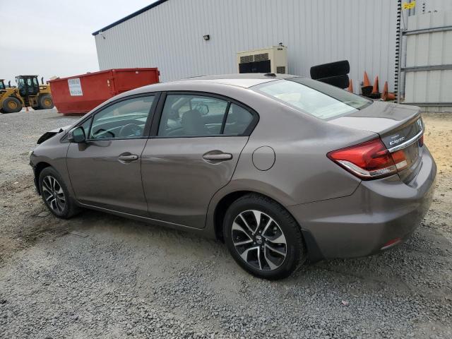 2HGFB2F92DH526249 - 2013 HONDA CIVIC EXL 棕色 照片 2