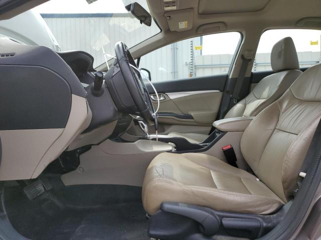 2HGFB2F92DH526249 - 2013 HONDA CIVIC EXL 棕色 照片 7