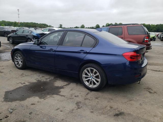 WBA8E5G53HNU22438 - 2017 BMW 320 XI BLUE photo 2