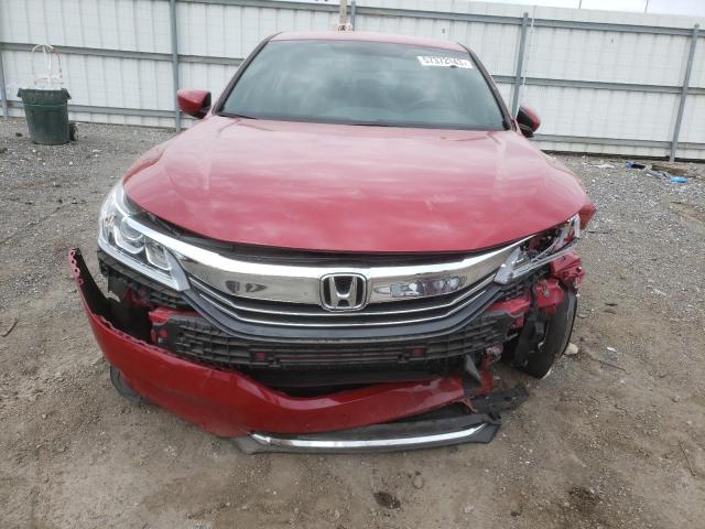 1HGCR2F52HA261753 - 2017 HONDA ACCORD SPORT RED photo 5