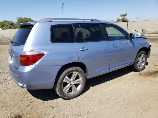 JTEDS43A182057665 - 2008 TOYOTA HIGHLANDER SPORT BLUE photo 3