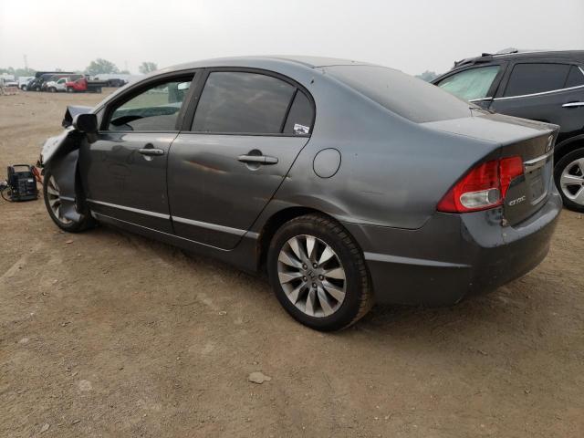 19XFA16919E025903 - 2009 HONDA CIVIC EXL GRAY photo 2