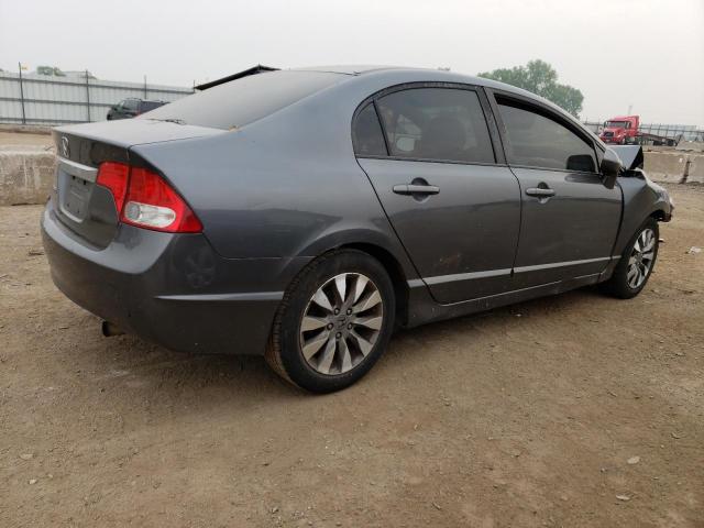 19XFA16919E025903 - 2009 HONDA CIVIC EXL GRAY photo 3