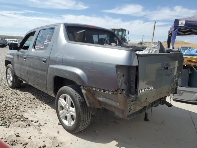 5FPYK1F57BB451489 - 2011 HONDA RIDGELINE RTL GRAY photo 2