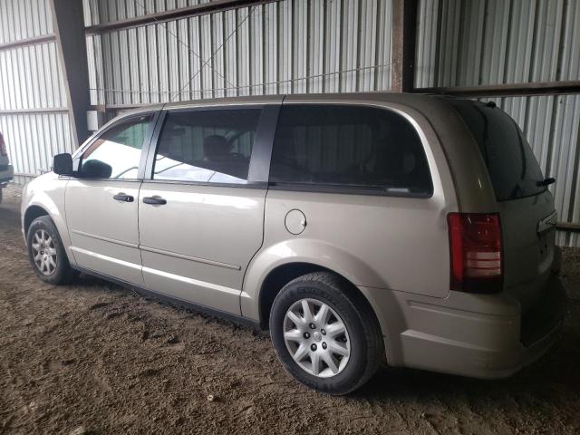 2A8HR44H78R775907 - 2008 CHRYSLER TOWN & COU LX TAN photo 2