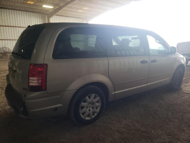 2A8HR44H78R775907 - 2008 CHRYSLER TOWN & COU LX TAN photo 3