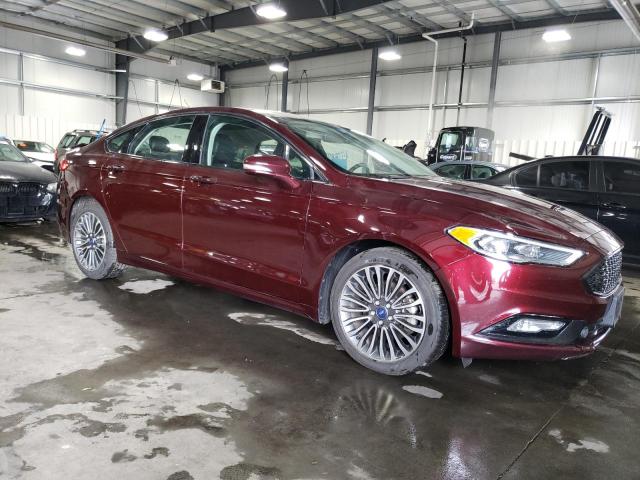 3FA6P0D96HR241948 - 2017 FORD FUSION TITANIUM BURGUNDY photo 4