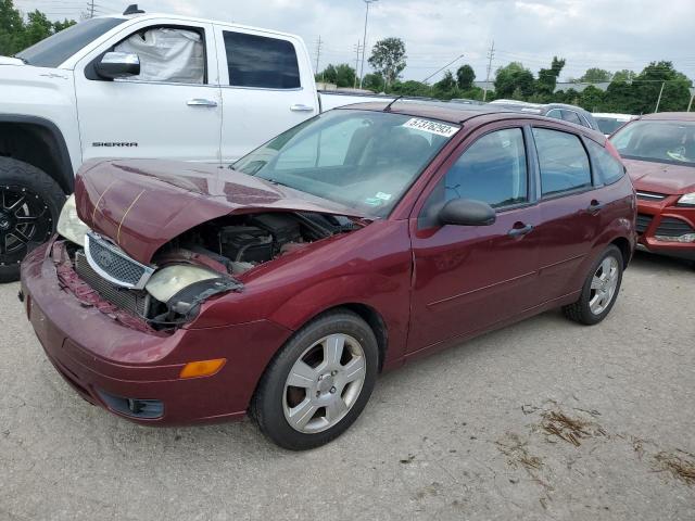 1FAHP37N67W264161 - 2007 FORD FOCUS ZX5 BURGUNDY photo 1