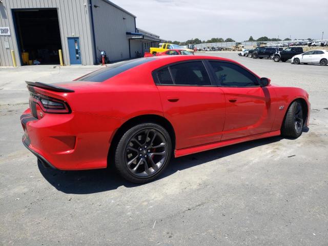 2C3CDXGJ2MH568863 - 2021 DODGE CHARGER SCAT PACK RED photo 3