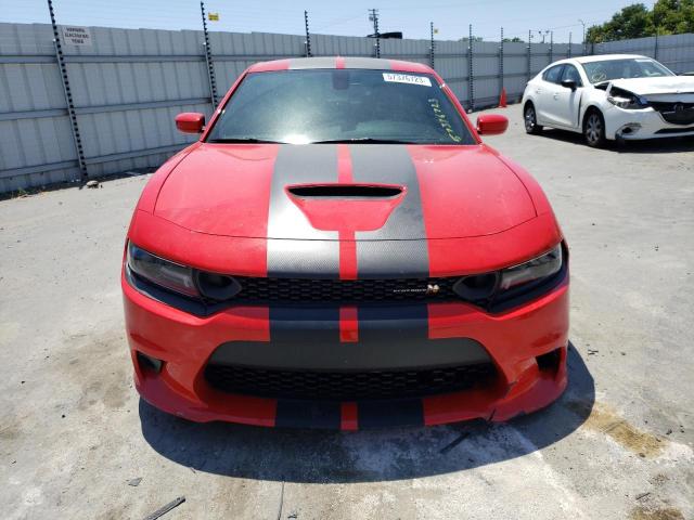 2C3CDXGJ2MH568863 - 2021 DODGE CHARGER SCAT PACK RED photo 5