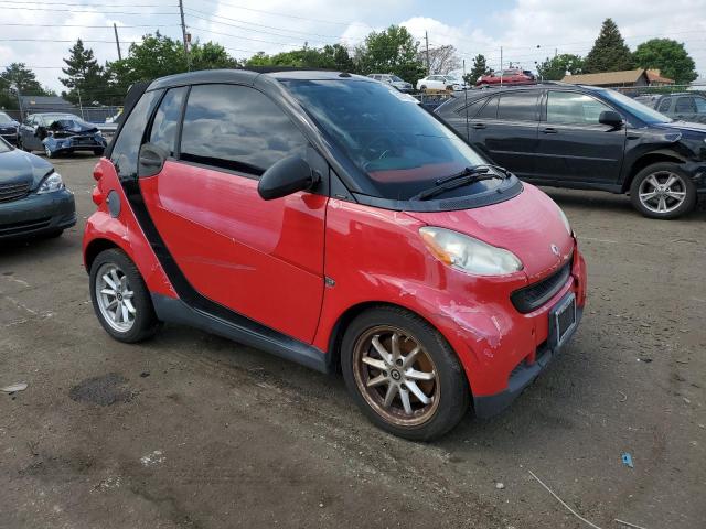 WMEEK31X79K259634 - 2009 SMART FORTWO PASSION RED photo 4