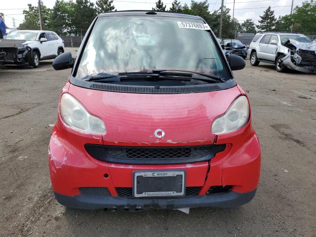 WMEEK31X79K259634 - 2009 SMART FORTWO PASSION RED photo 5