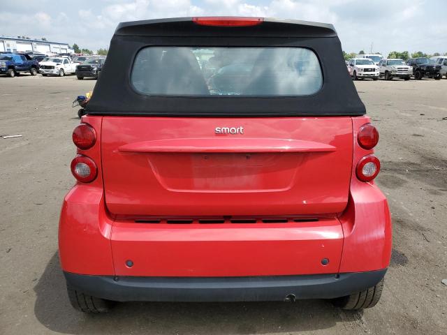 WMEEK31X79K259634 - 2009 SMART FORTWO PASSION RED photo 6