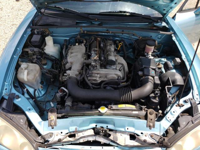 JM1NB353610216232 - 2001 MAZDA MX-5 MIATA BASE BLUE photo 11