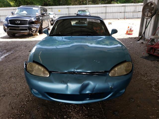 JM1NB353610216232 - 2001 MAZDA MX-5 MIATA BASE BLUE photo 5