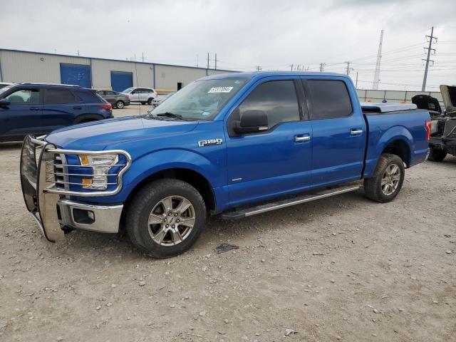 1FTEW1CG7FKD47857 - 2015 FORD F150 SUPERCREW BLUE photo 1