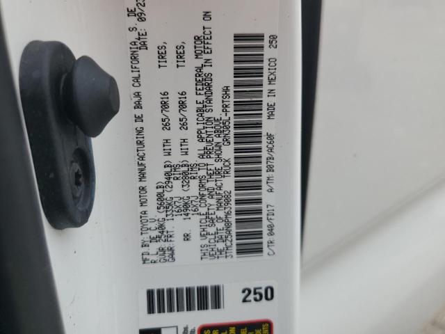 3TMCZ5AN8PM639082 - 2023 TOYOTA TACOMA DOUBLE CAB Blanc photo 12