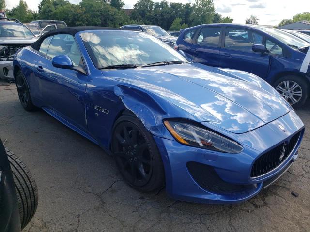 ZAM45VMA1D0070126 - 2013 MASERATI GRANTURISM S BLUE photo 4