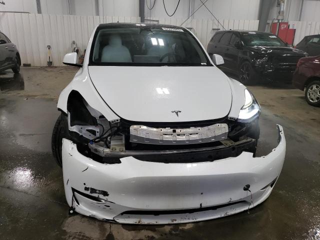 7SAYGDEF0NF406777 - 2022 TESLA MODEL Y WHITE photo 5