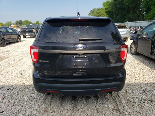 1FM5K8AR0HGE14082 - 2017 FORD EXPLORER POLICE INTERCEPTOR BLACK photo 6
