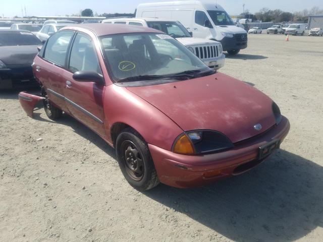 2C1MR5298V6728323 - 1997 GEO METRO LSI RED photo 1