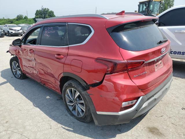 5NMS33AD2LH200403 - 2020 HYUNDAI SANTA FE SEL RED photo 2